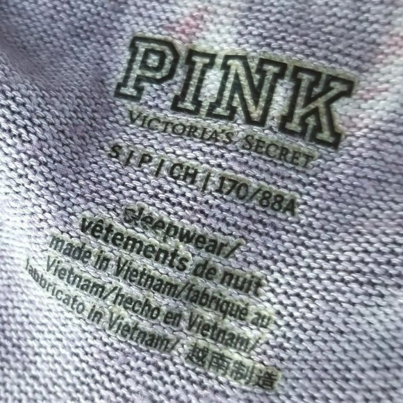 Victorias Secret Candy Cane Heart Pajama Top - Picture 4 of 9